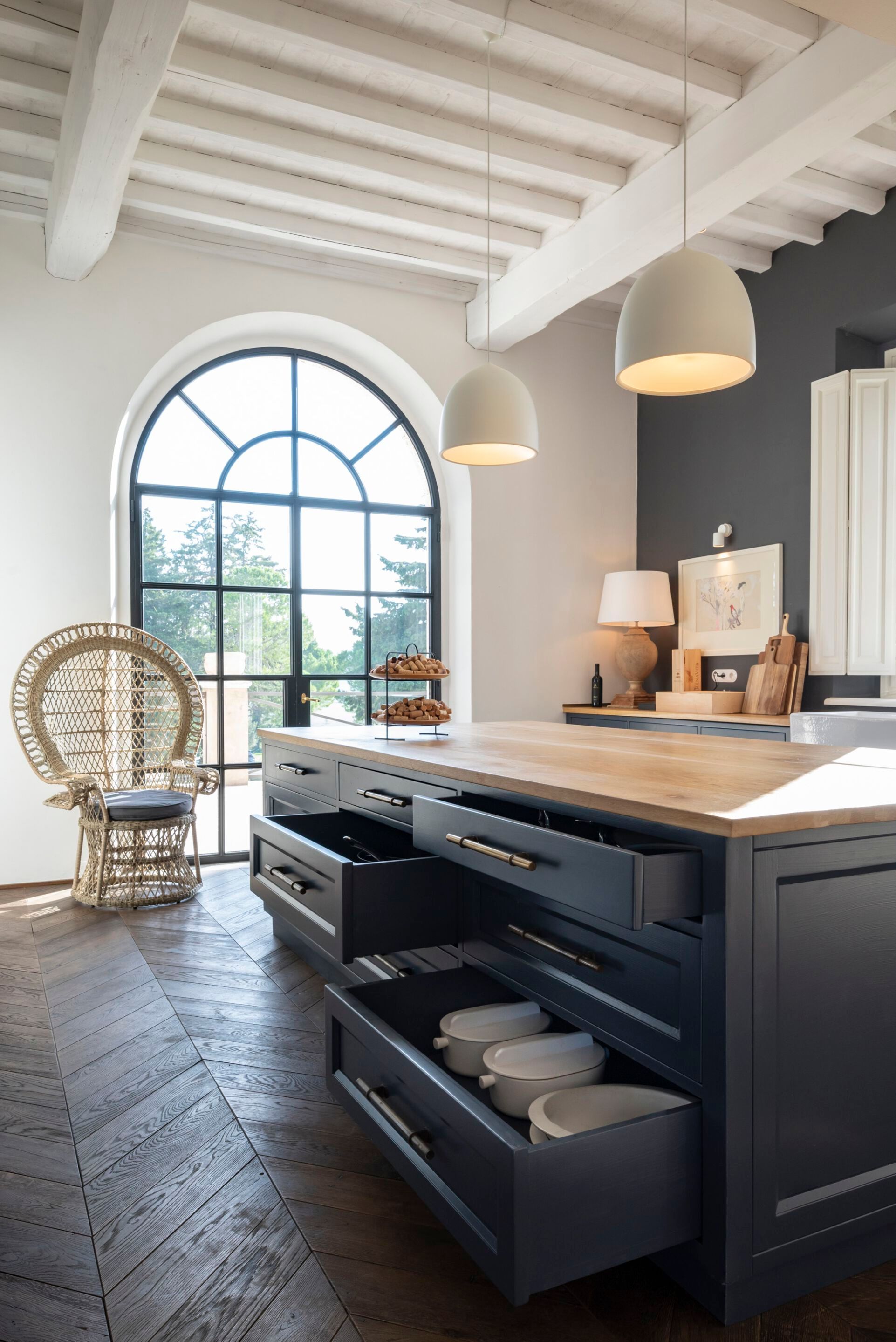 Кухня с островом на заказ GH LAZZERINI Cucina 18 ARCH-00012099 - Вид №1