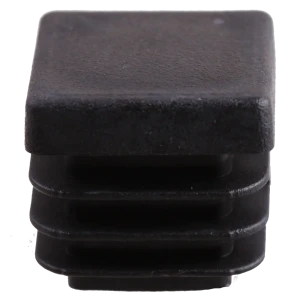 Заглушка квадратная для трубы Лофт пластик 20x20 мм черная