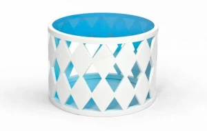 Mytto Круглый журнальный столик из лакированного дерева Larforma