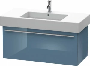 XL605304747 Тумбочка подвесная X-Large #XL6053 1000 x 468 мм Каменно-синий глянцевый лак