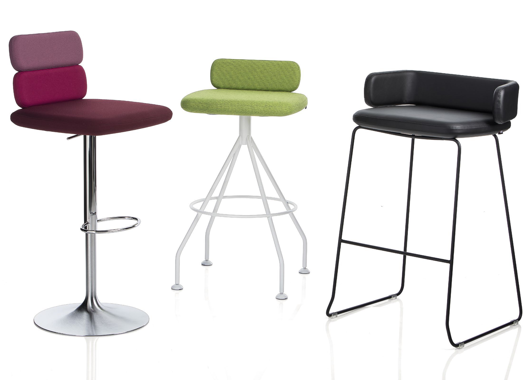 Высокий табурет из ткани Luxy кластер ARCH-00005408 - Вид №2