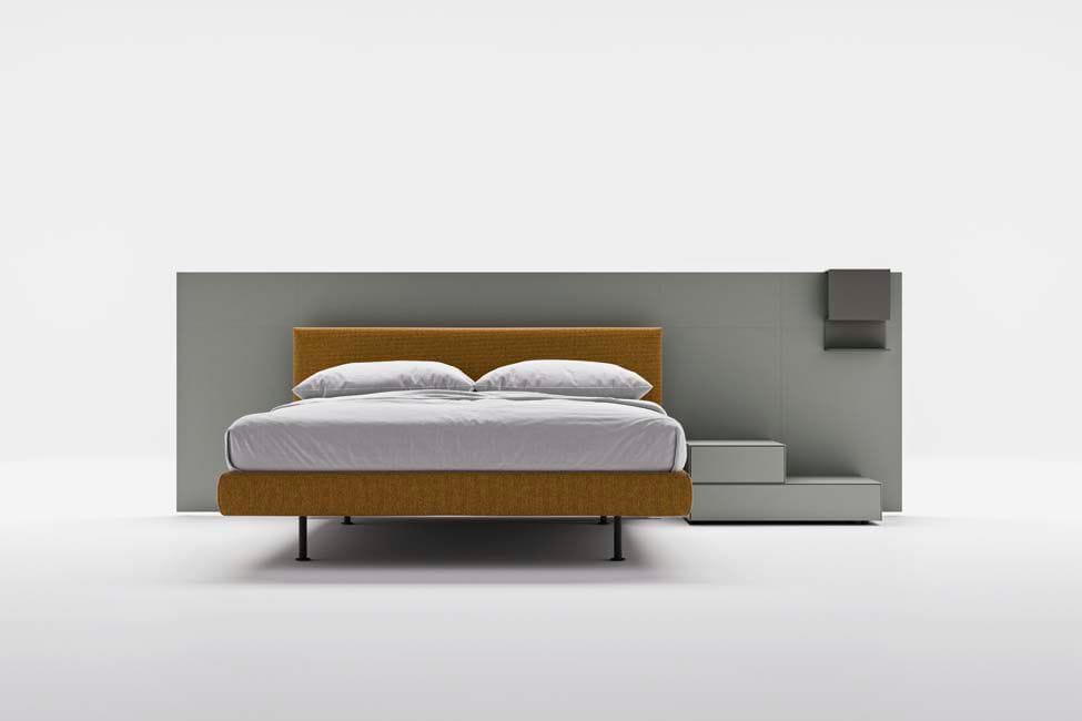 Высокое изголовье для двуспальной кровати со встроенными тумбочками Alf DaFrè SUITE SYSTEM 2 ARCH-00143538 - Вид №47