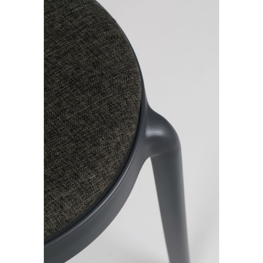 Стул Hoppe Comfy, темно-серый White Label Living 1100352 - Вид №9