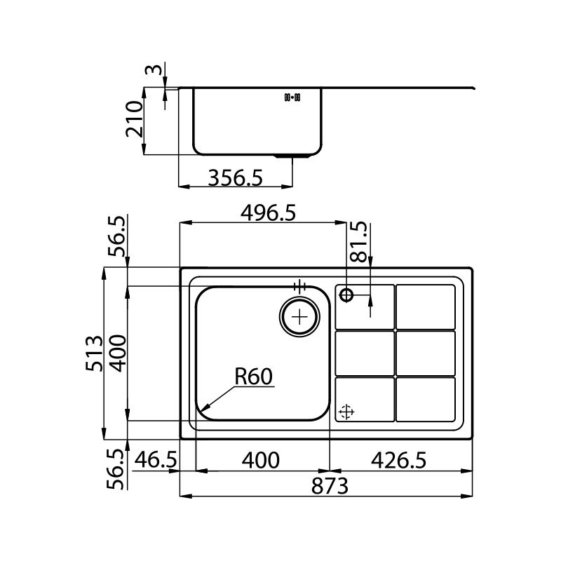138706x Мойка S3000 1387 06x Fosterspa  - Вид №1