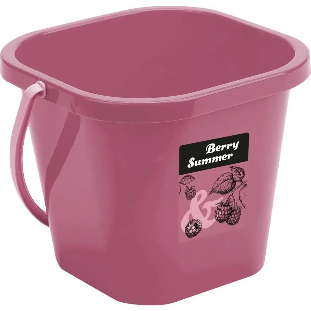 Ведро Berry Summer 2.4л пластик розовый 84802333 STLM-2201255 Santreyd 