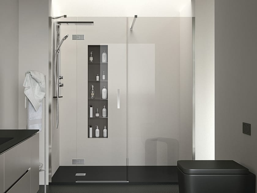 Нишевая душевая кабина с распашной дверью Gruppo Geromin Stylé ARCH-00108407