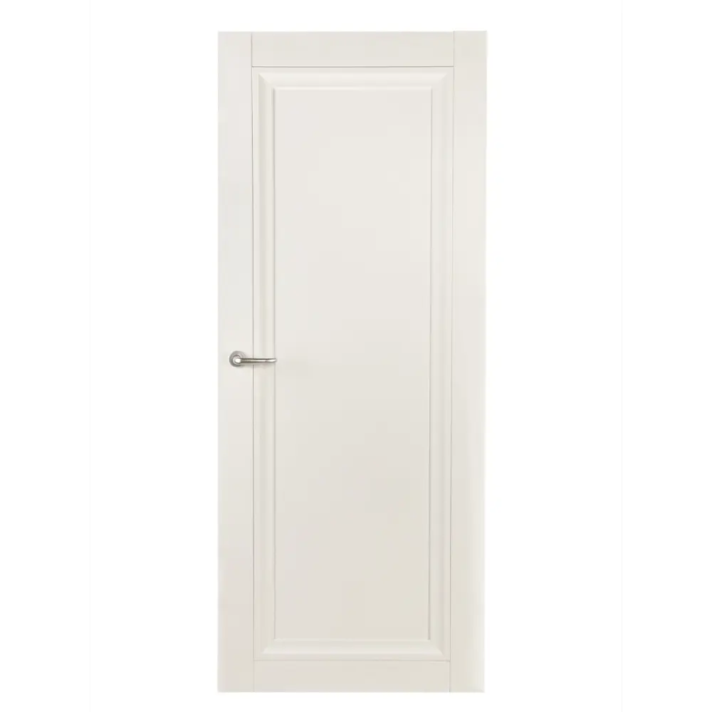 Дверь межкомнатная глухая Нобиле пп белый 2100x700 мм с замком МАРИО РИОЛИ STLM-2127421 - Вид №4