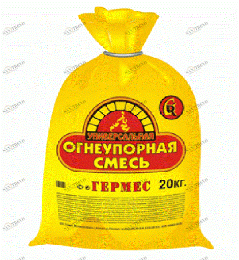 Огнеупорная смесь 20кг Гермес 13318
