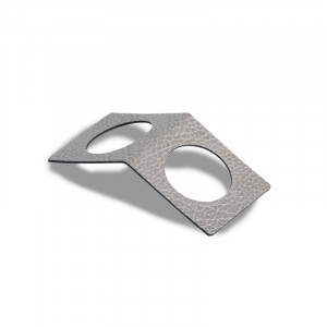 98849 HIPPO anthracite-grey кольцо для cалфетки 6х14см, набор 2шт;LIND DNA