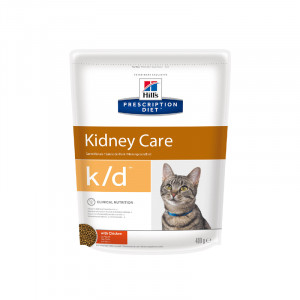 Т00003093 Корм для кошек Hill"s Prescription Diet Feline K/D при заболевании почек, курица Hill's