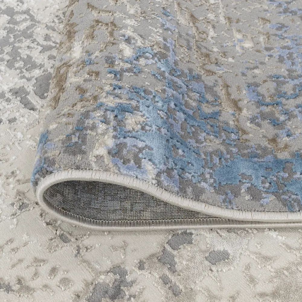 Ковер БЕЛКА Лакшери 200×300 см с рельефной текстурой в бежево-серой гамме 89424631 STLM-1577255 - Вид №4