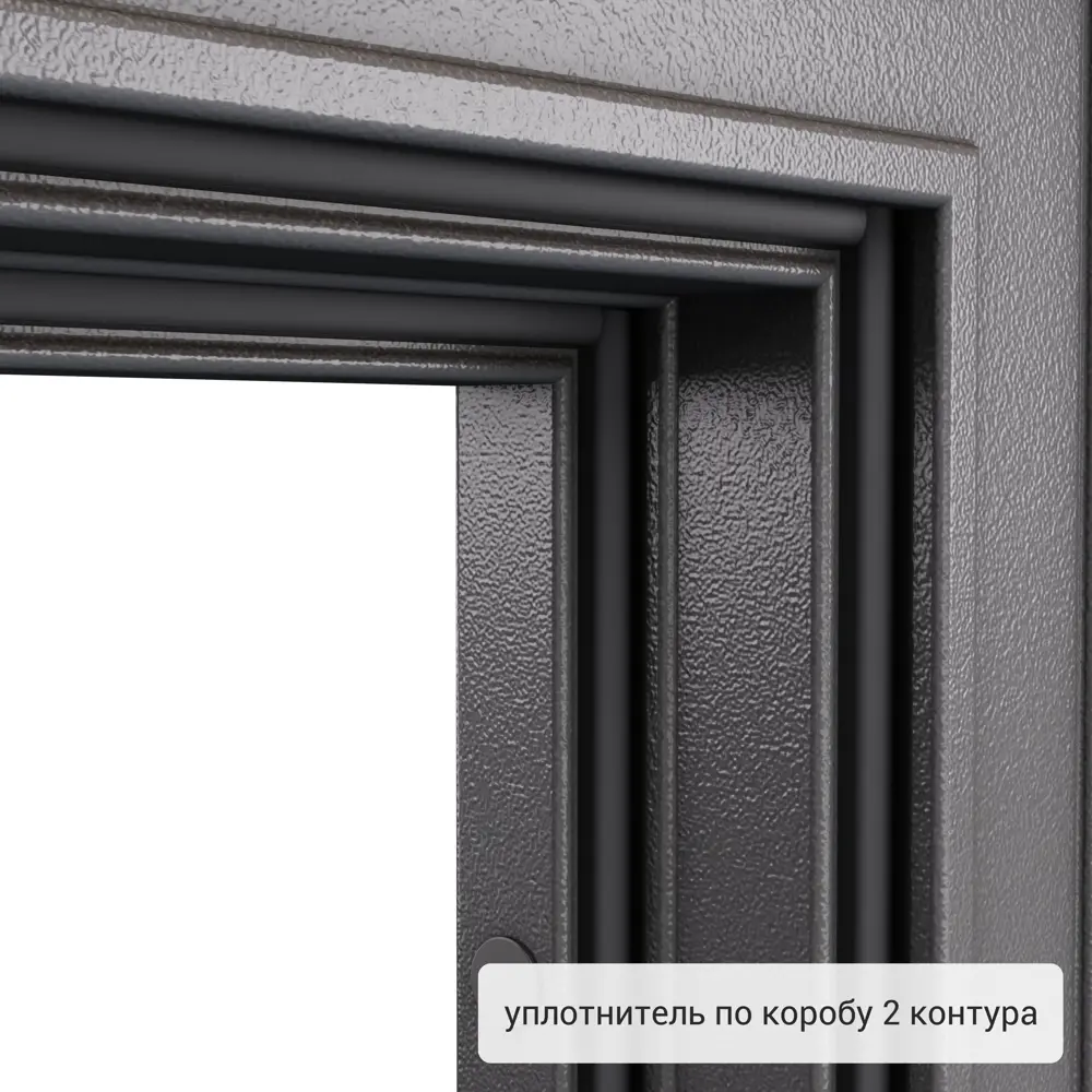 Дверь металлическая Контрол Танганика, 880 мм, левая, цвет орех TOREX STLM-2173405 - Вид №9