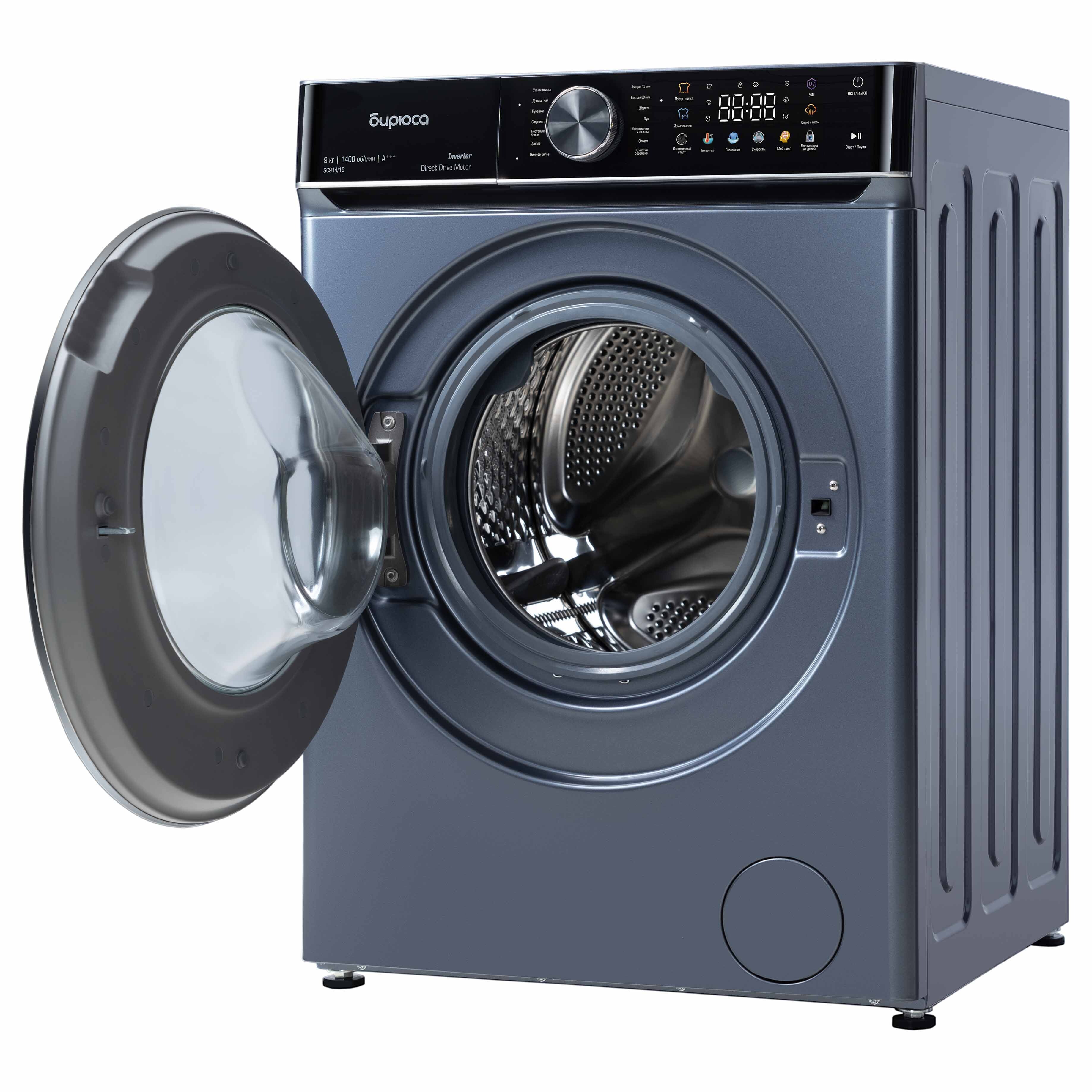 9063000 Стиральная машина Бирюса WM-SC914/15 W синий STDN-0087569 - Вид №2