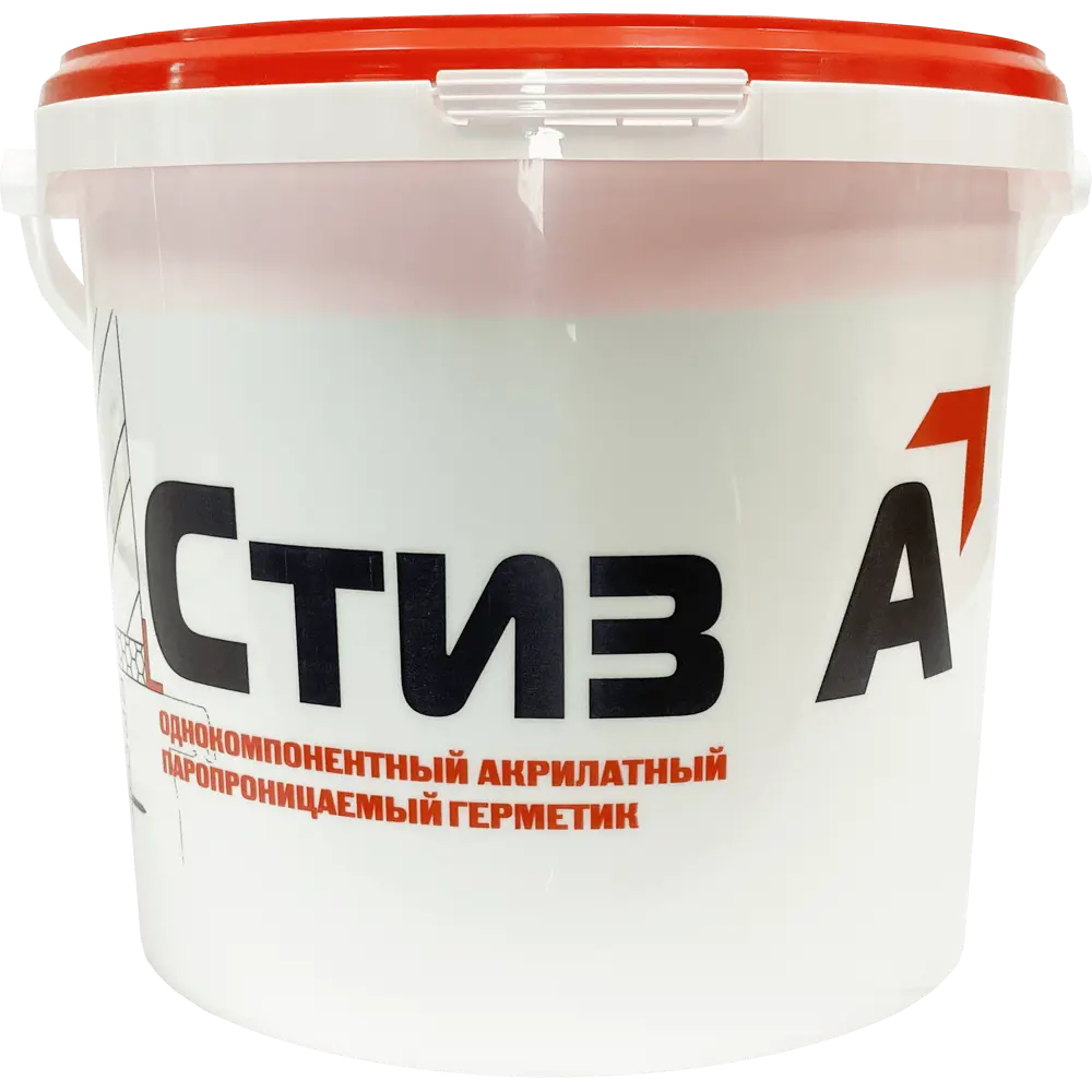 САЗИЛАСТ Стиз А - профессиональный акриловый герметик для оконных швов 7 кг 82250228