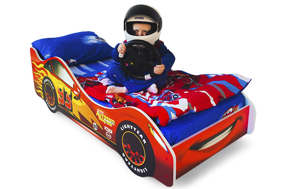 Детская кровать-машина "Тачка" красная БЕЛЬМАРКО  326750 Красный Santreyd  - Вид №2