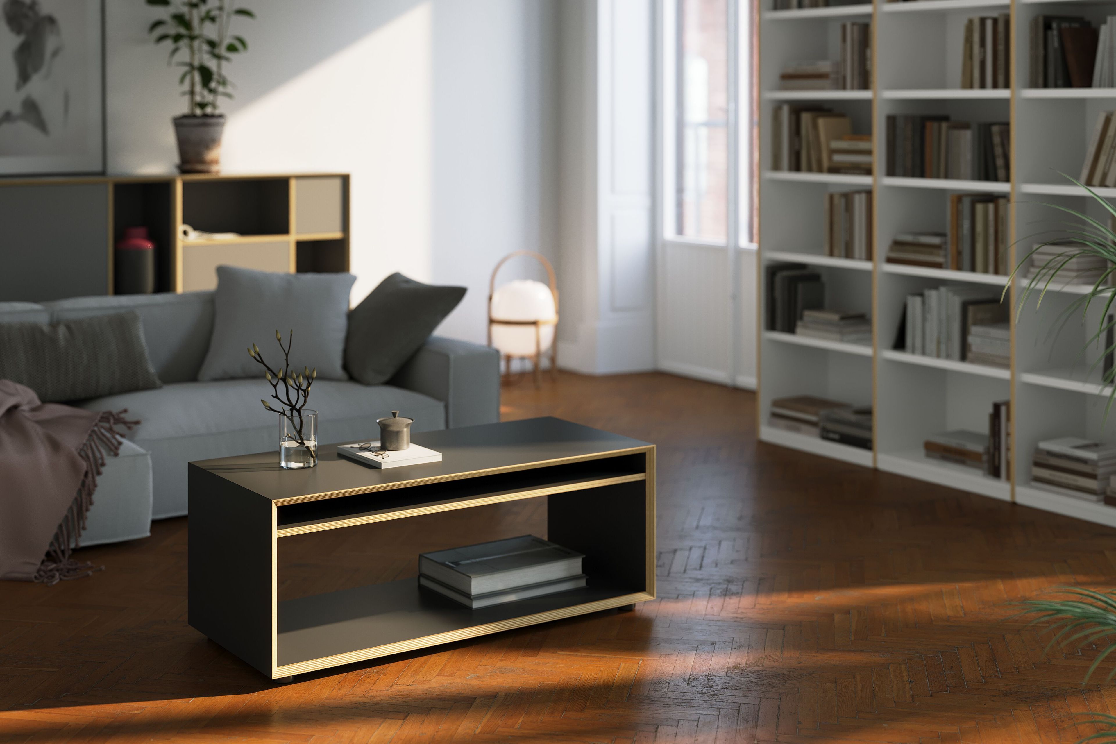 Березовый журнальный столик Müller Small Living LOOP ARCH-00106043 - Вид №3