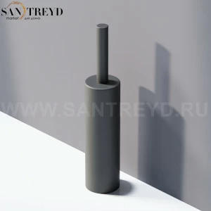 Agape DOT LINE Туалетный ёрш напольный черный ADTL0456.N