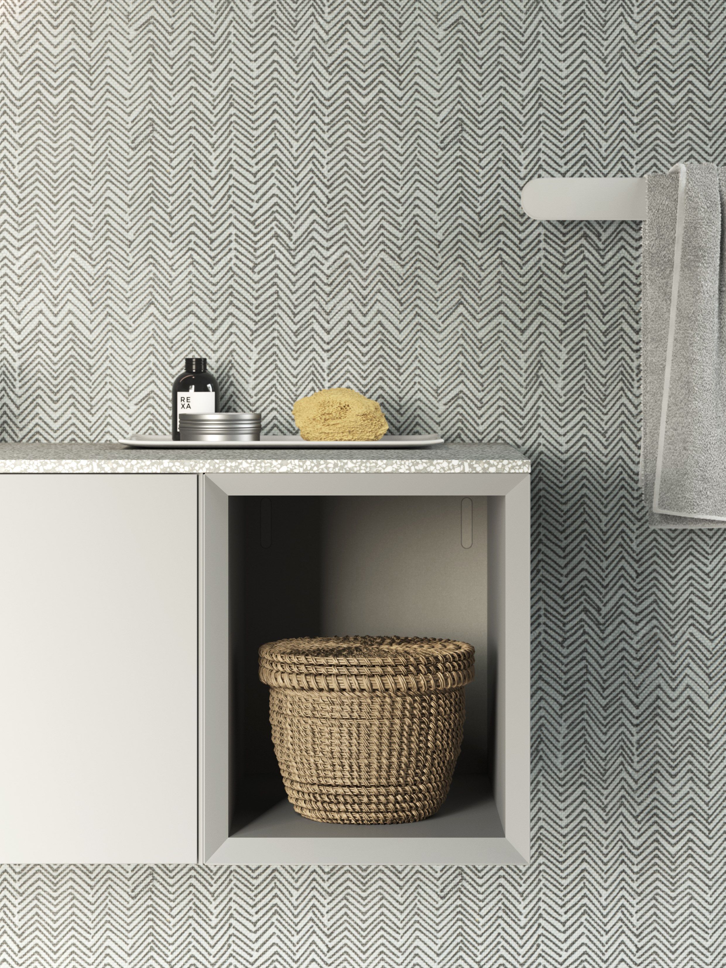 Держатель для полотенец Corian® Rexa MOON ARCH-00139400 - Вид №3