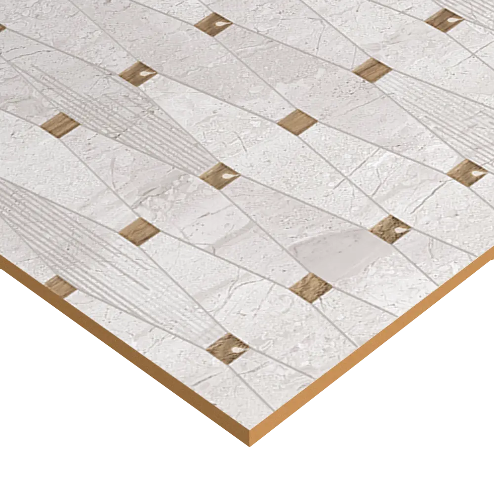 Декор настенный Azori Portu Lazio Perla 31.5x63 см матовый цвет серый STLM-2200368 - Вид №3