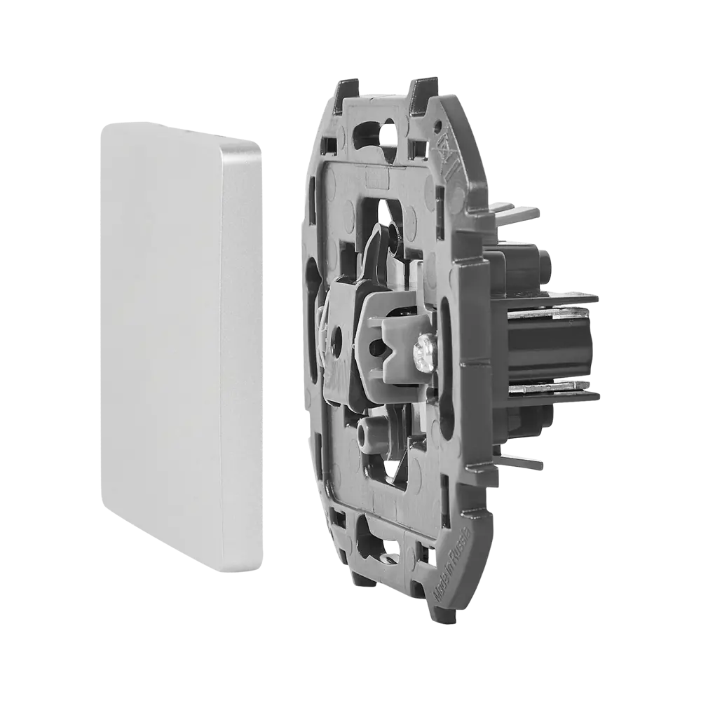 LEXMAN Lilian — выключатель одноклавишный алюминиевый для скрытого монтажа 86761696 STLM-0071404 - Вид №5