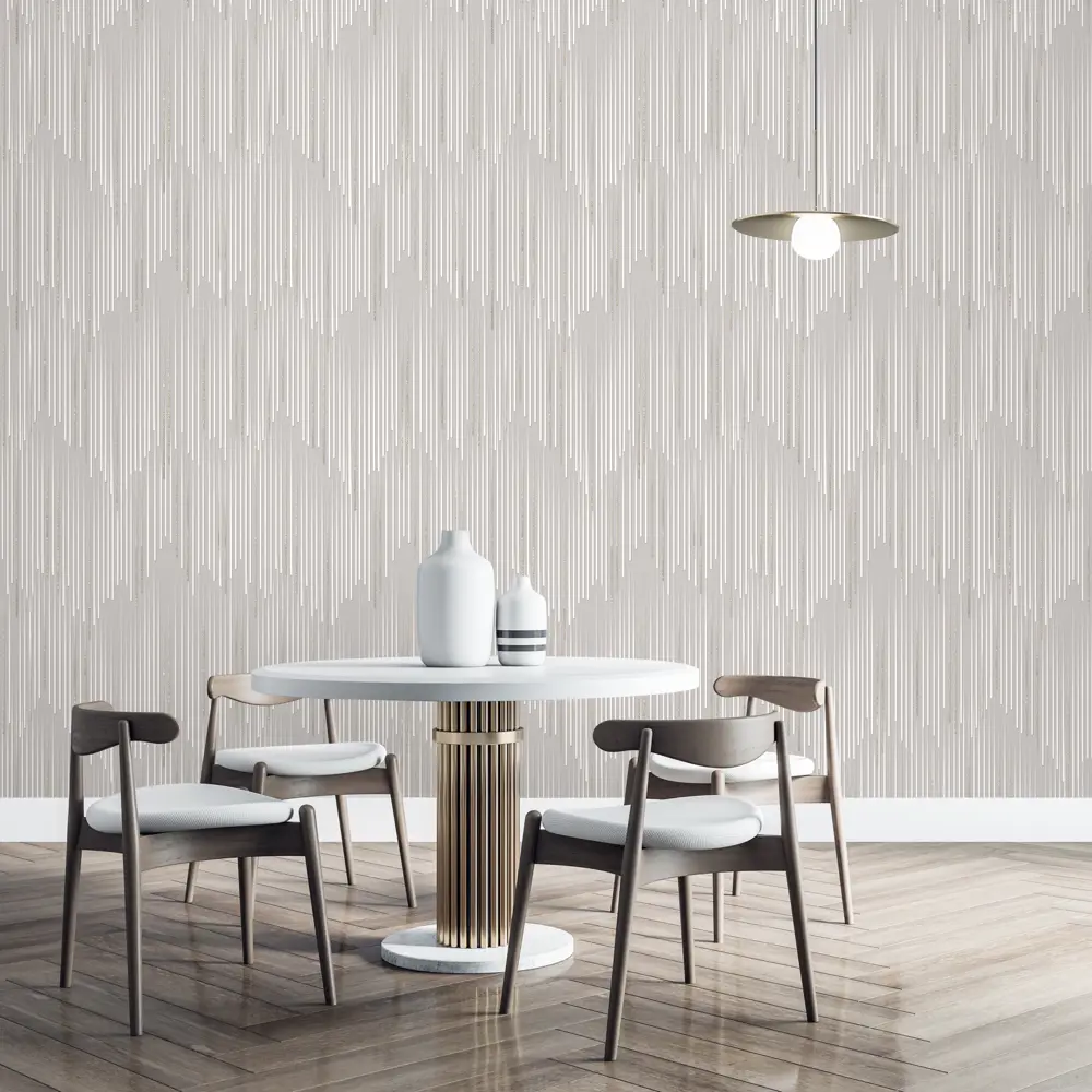 Victoria Stenova Nordic - флизелиновые обои бежевые с текстурой тиснения 87904552 STLM-0076141 - Вид №3