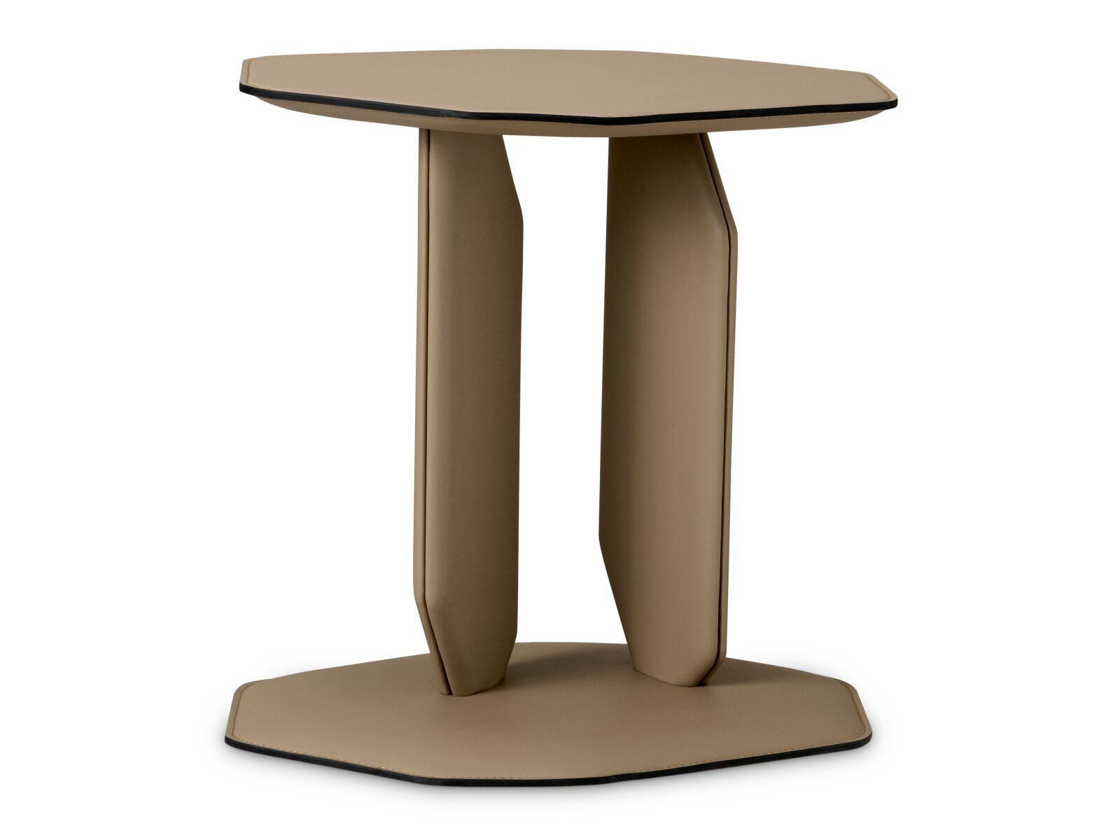 Восьмиугольный журнальный столик из искусственной кожи Eichholtz MAURIZIO ARCH-00070913