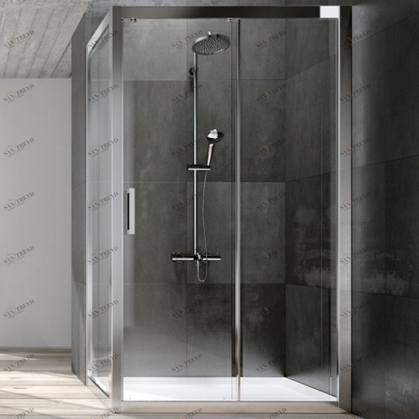 Душевой уголок Drop DA+DF 80x85 см Karolitalia BLUBLEUDROPDADF80X85