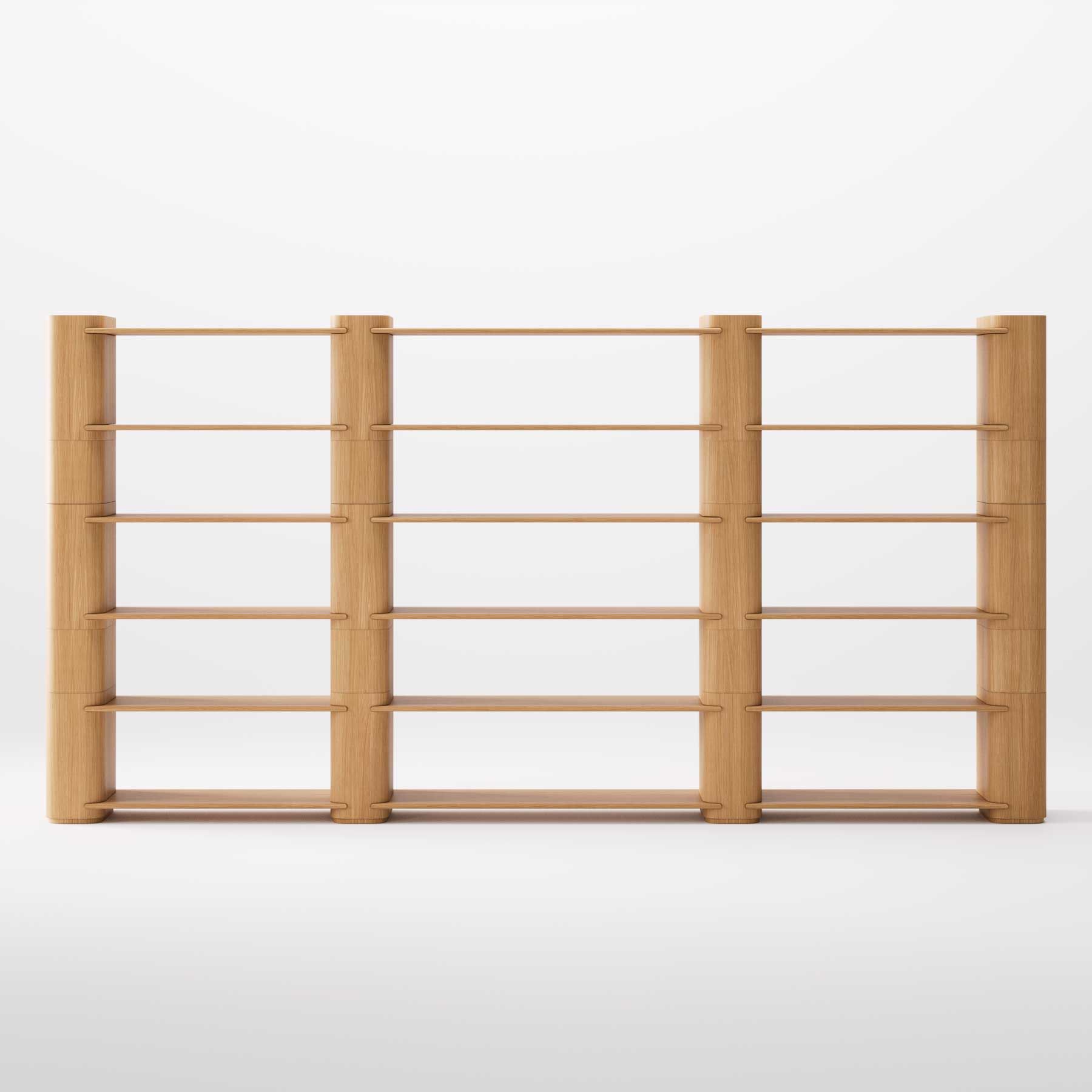 Деревянный самонесущий модульный книжный шкаф Wewood Path ARCH-00032308 - Вид №25