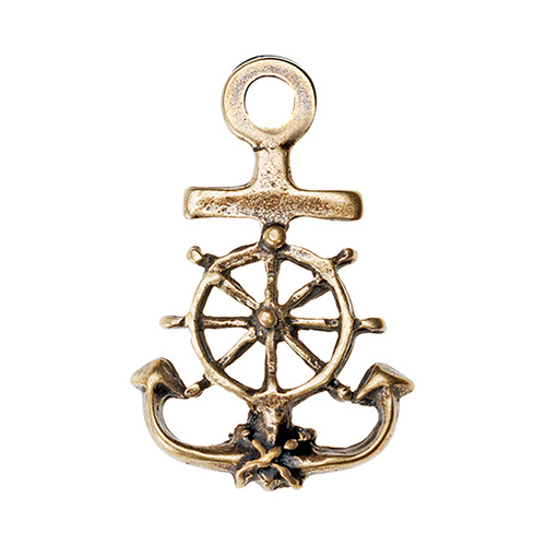 09074 Амулет защитный №1, латунь "Якорь" Giftman 