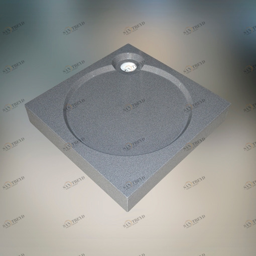 Душевой поддон 90X90X16 СМ Q-СЕРЫЙ GUTEWETTER Shower trays 90X90X16СМQСЕРЫЙ