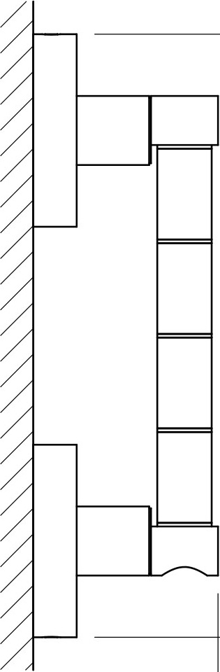 HAR 011 Крючок поворотный четверной ARTWELLE Harmonie - Вид №1