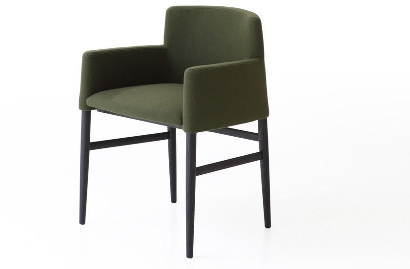 Porro Стул из ткани с подлокотниками sun-id-1510405 - Вид №3