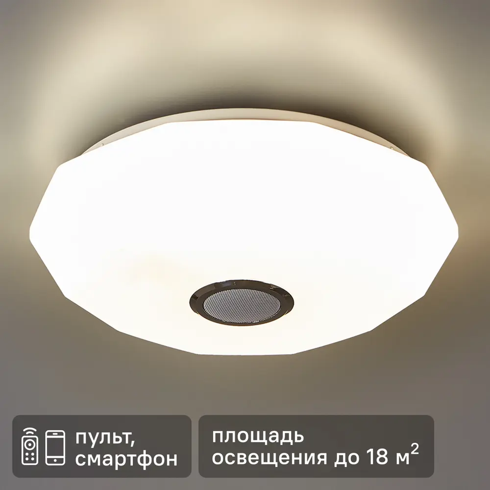 Светильник СЕМЬ ОГНЕЙ Эйри - умное освещение с RGB-подсветкой и регулировкой температуры 89376320 STLM-1346935