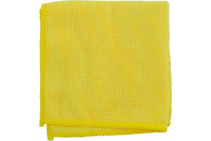 18358945 Салфетка для уборки микрофибра, 25х25 см, желтая 275758 OfficeClean