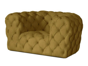 Капитонное кресло с подлокотниками