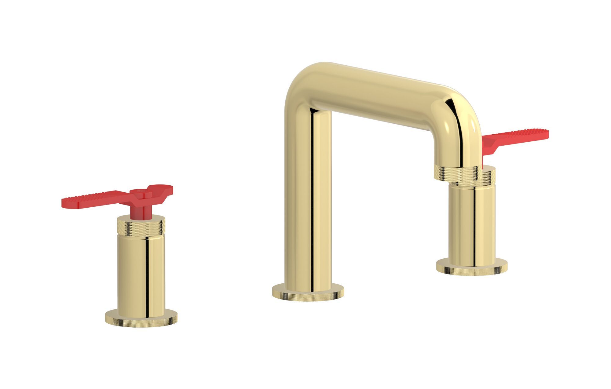 Смеситель для раковины с 3 отверстиями для пола с автоматическим сливом IB Bold ARCH-00132143 - Вид №5