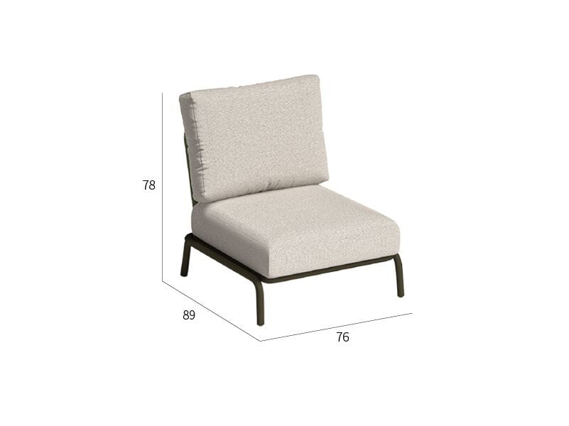 Алюминиевый садовый стул VINEKO Abrazo ARCH-00079710 - Вид №6