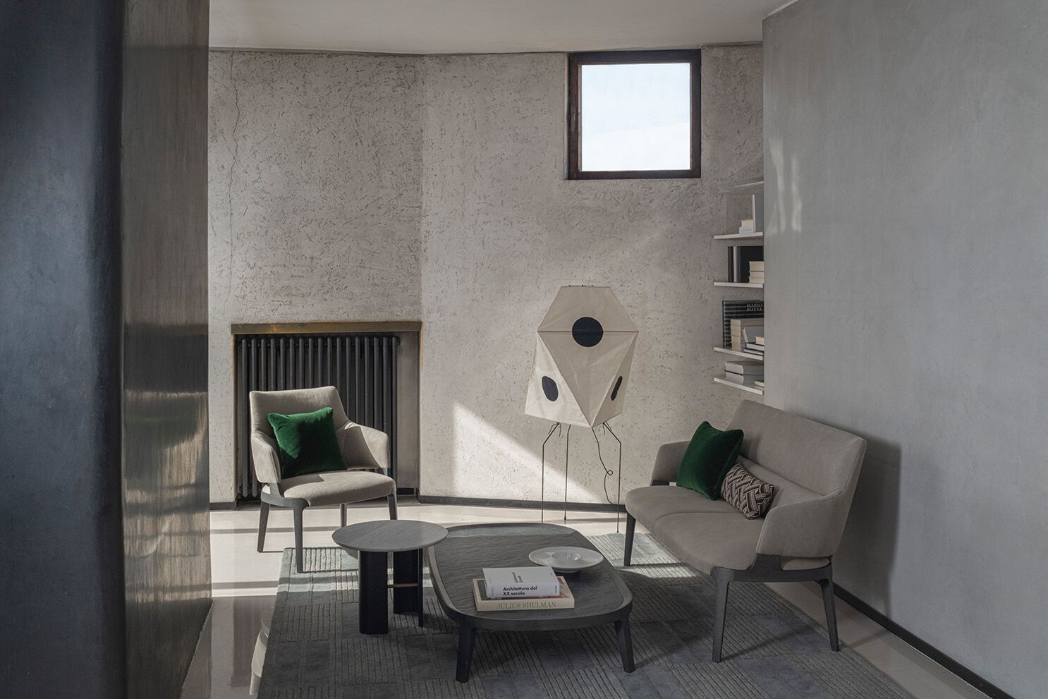 Кожаное кресло с подлокотниками с высокой спинкой Potocco ARCH-00139897 - Вид №1