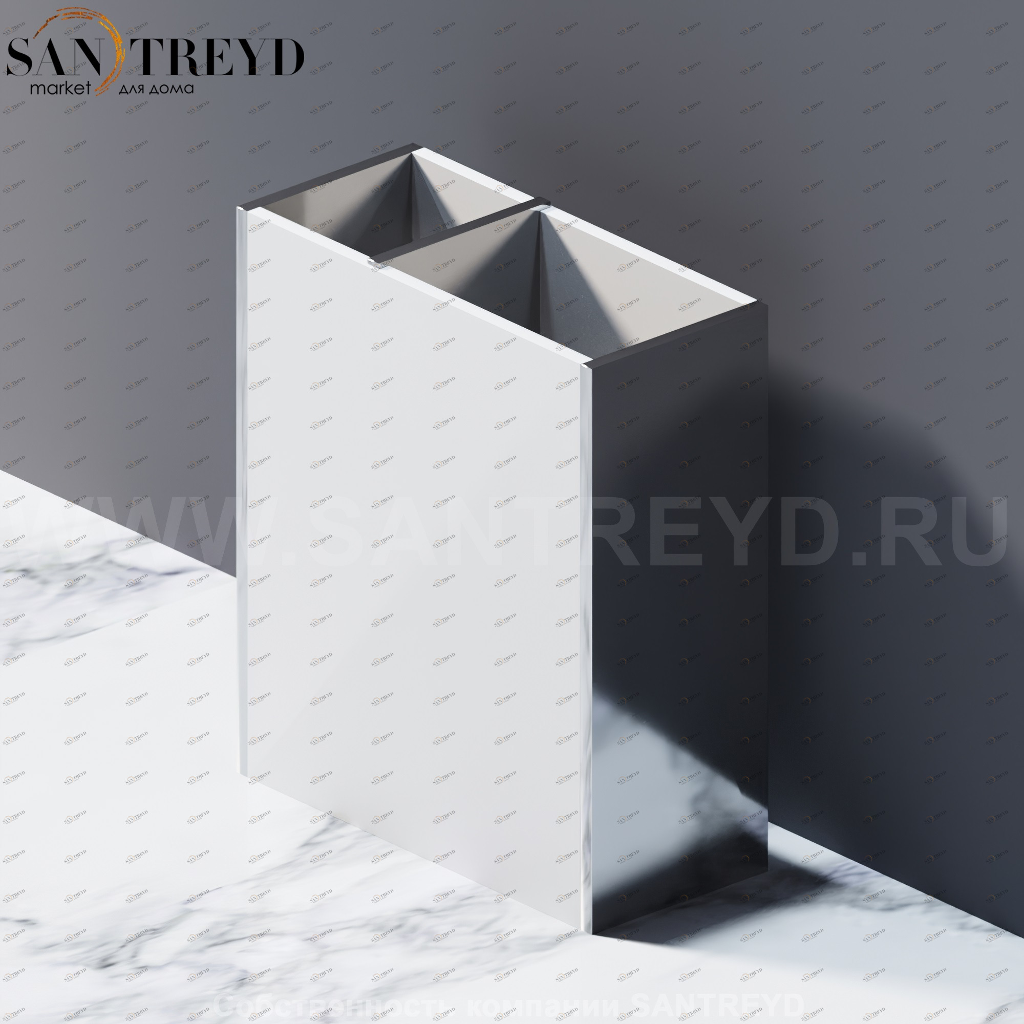 Agape PORTO Держатель для зубных щеток на столешницу хромированный APOR0565