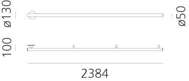 Artemide Полуутопленный линейный световой профиль из метакрилата Alphabet of light sun-id-1434072 - Вид №1