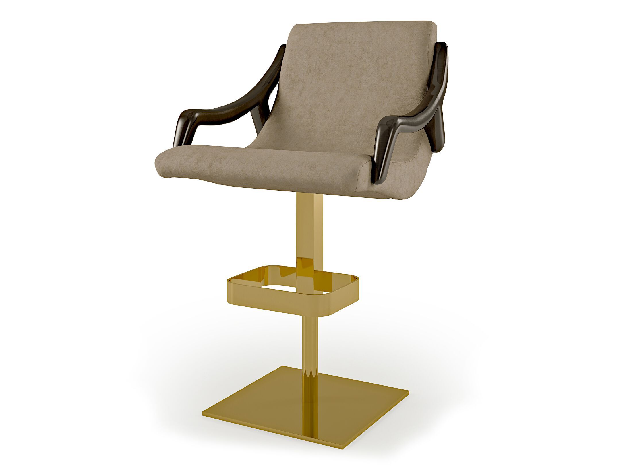 Регулируемая высота кожаный барный стул Bizzotto Italia Symphony-Infinity ARCH-00046383 - Вид №1