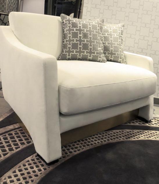 Formitalia Мягкое бархатное кресло с подлокотниками Muzio sun-id-1402987 - Вид №1