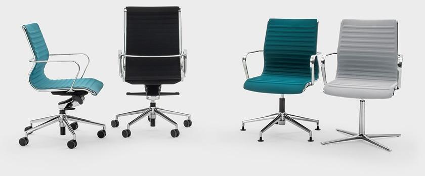 Viganò Офисный стул из ткани с 4 спицами и подлокотниками Omega sun-id-1410140 - Вид №3