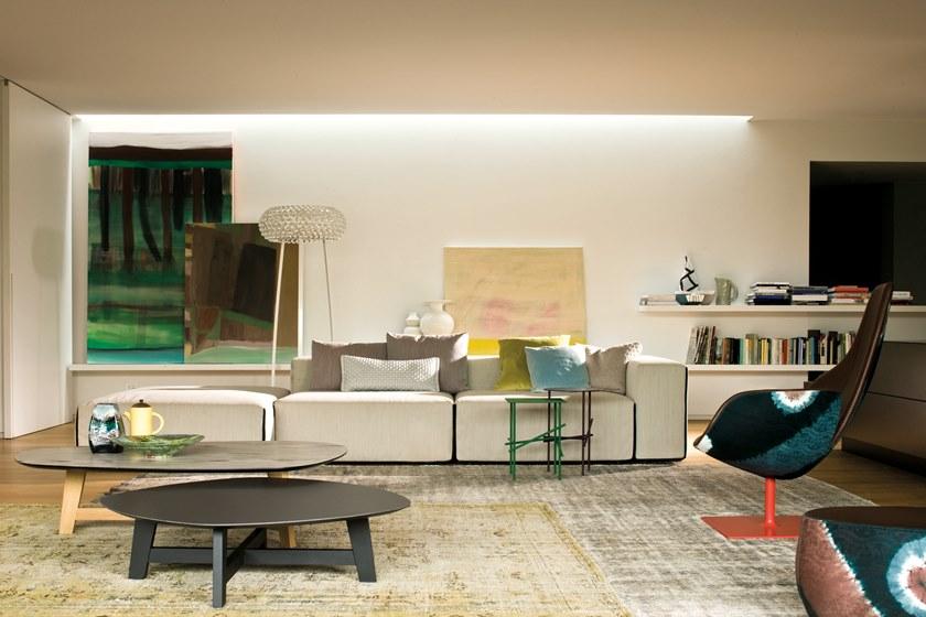 Moroso Овальный журнальный столик из ламинама® или alpi® с деревянной основой sun-id-1475236 - Вид №4