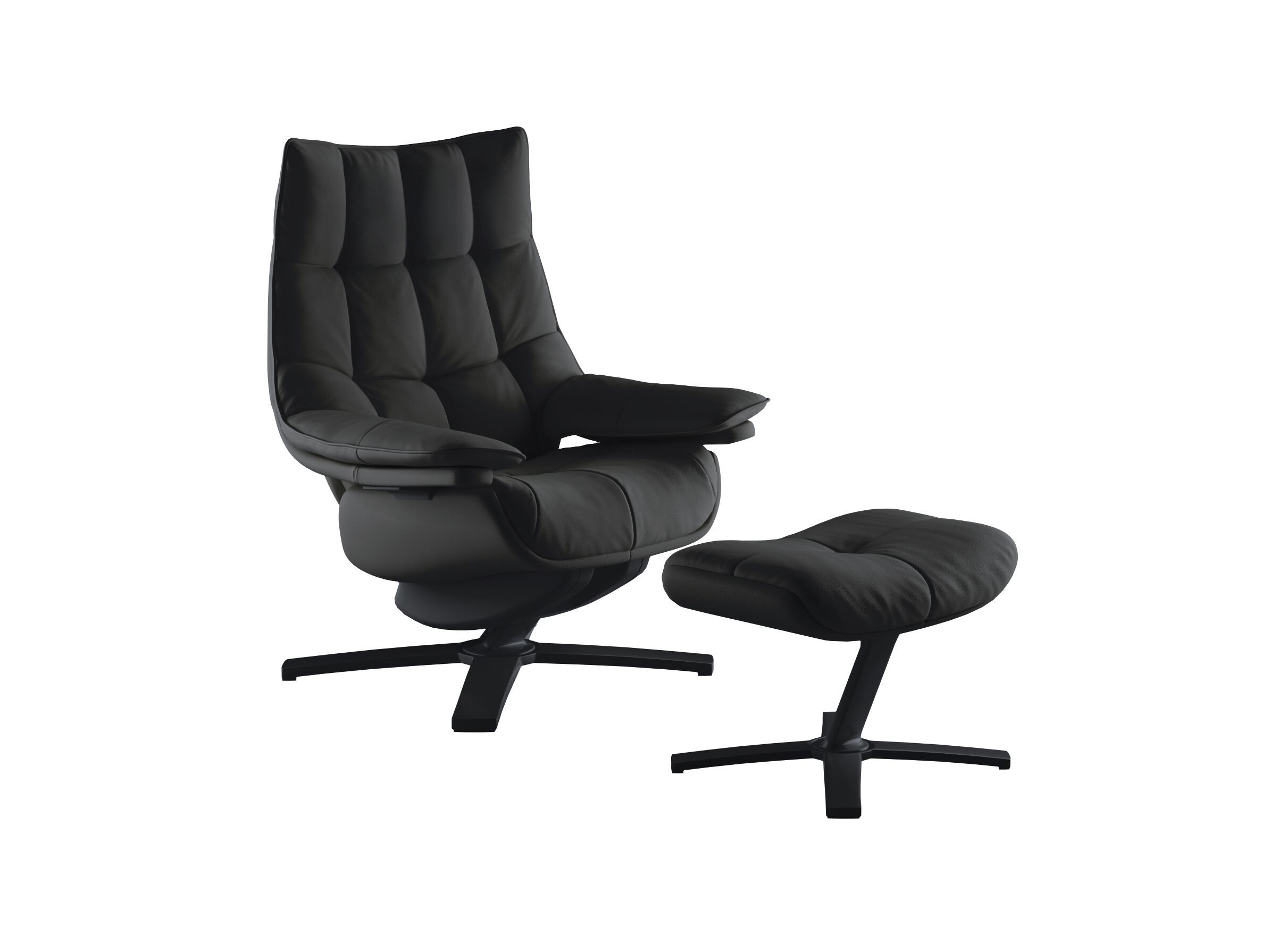 Вращающееся кресло с подставкой для ног Natuzzi Italia RE-VIVE ARCH-00097249 - Вид №3