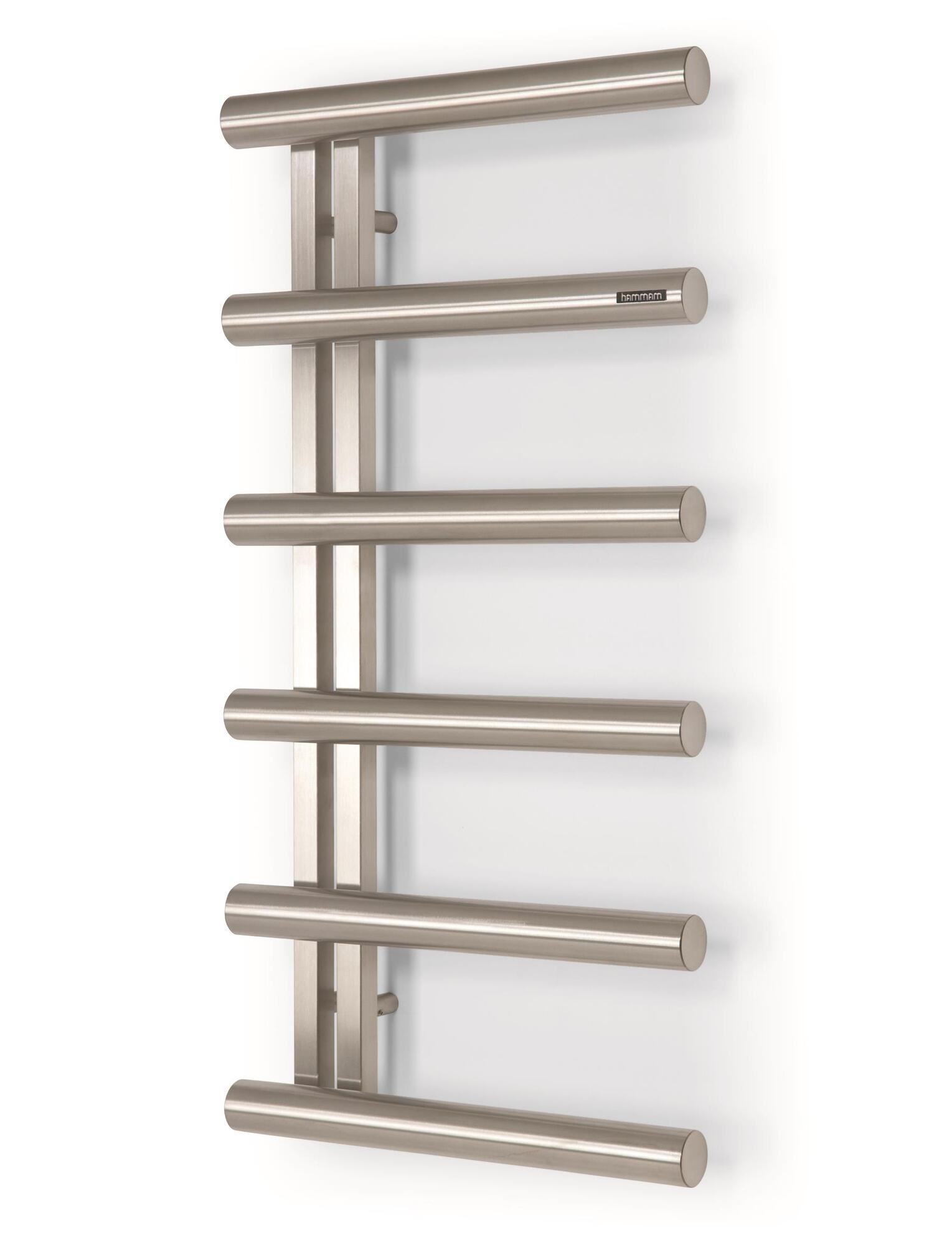 Полотенцесушитель Hammam SEVEN Stainless steel  комбинированный; электрический или водяной Сталь  - Вид №39