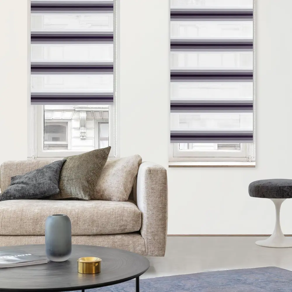 Штора рулонная день-ночь Palermo 70x160 см фиолетовая Santreyd Д/Н PALERMO STLM-2026649 - Вид №2