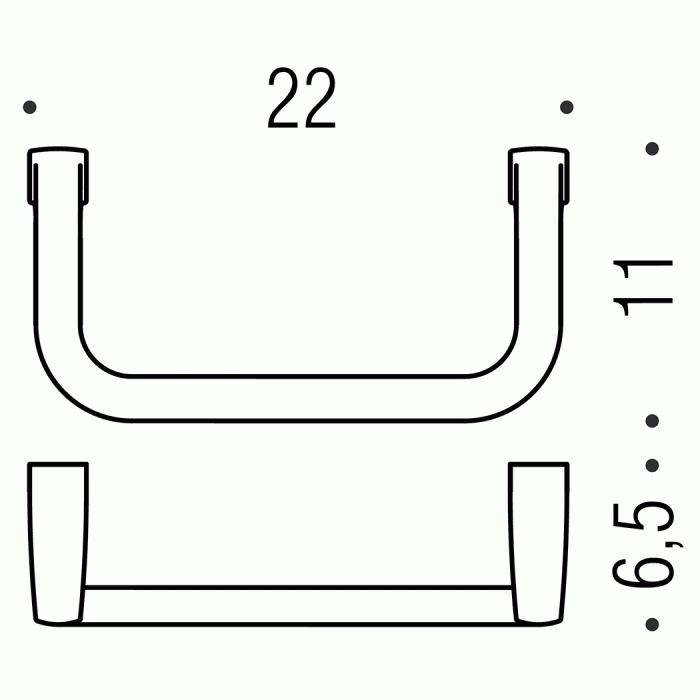 B6231 GL Полотенцедержатель-кольцо (золото) COLOMBO LULU Colombo Design - Вид №1