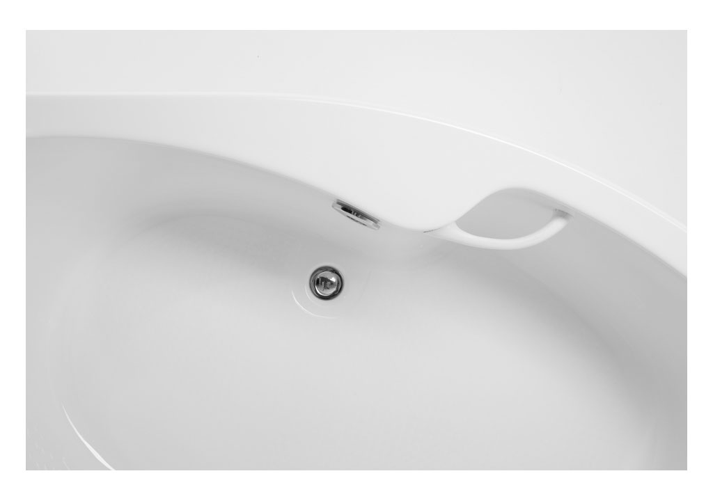 Акриловая ванна Aquanet Capri 160x100 R (каркас + смеситель Grohe BauEdge 2511700A) 002039150017645900240613 - Вид №2