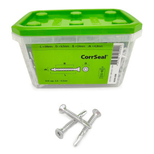 91120737 Саморезы WingScrew CorrSeal 4.8x38 TX25 для металлического основания 250 шт STLM-0492403 ESSVE